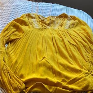 yellow dressy shirt